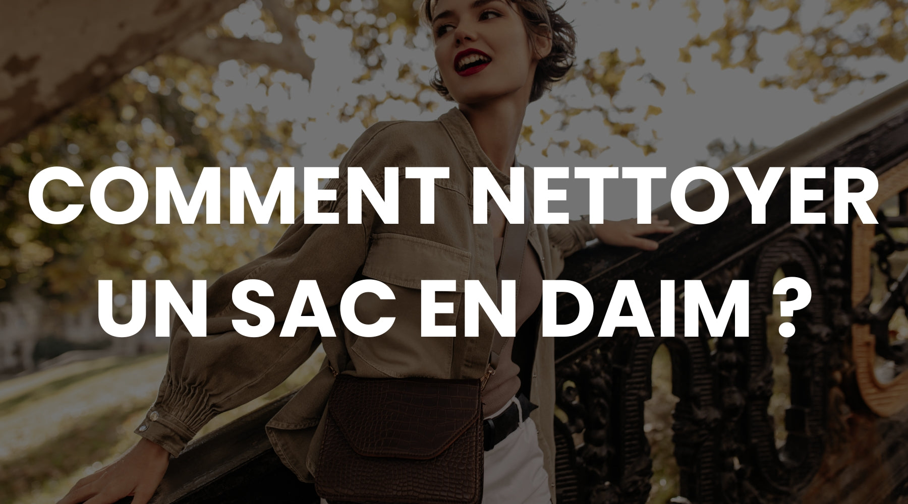 Comment nettoyer un sac en daim ? Image