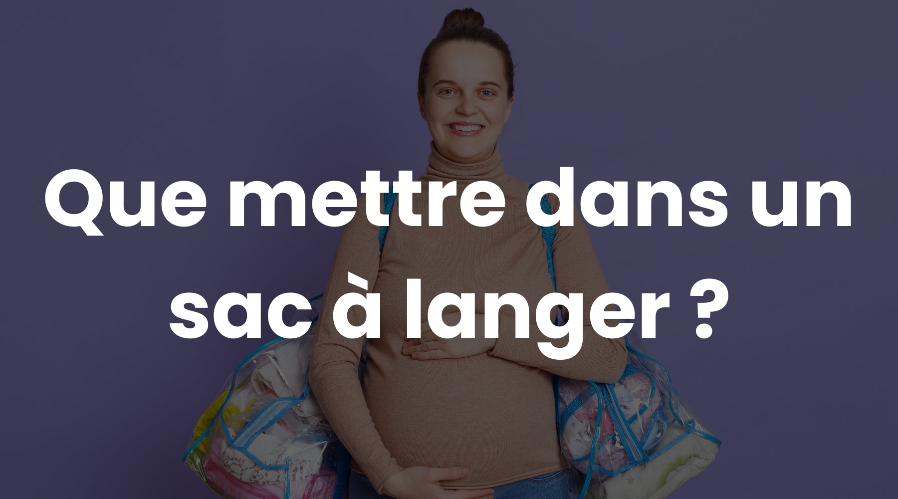Que mettre dans un sac à langer ? Image