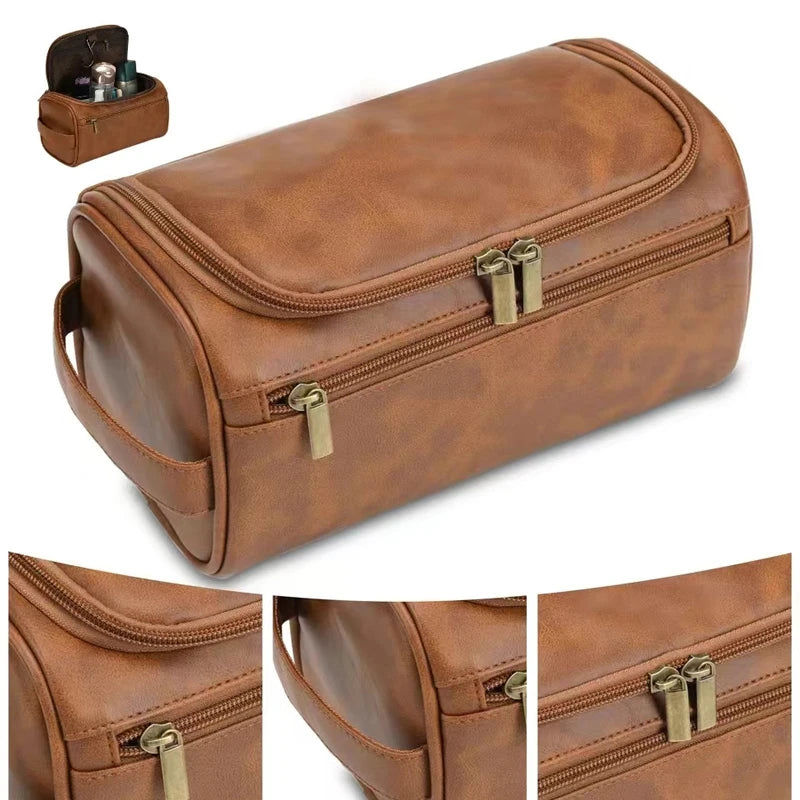 Trousse de Toilette pour Homme en Cuir