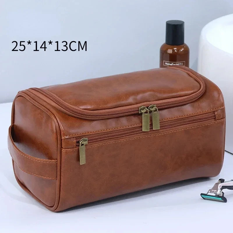 Trousse de Toilette pour Homme en Cuir