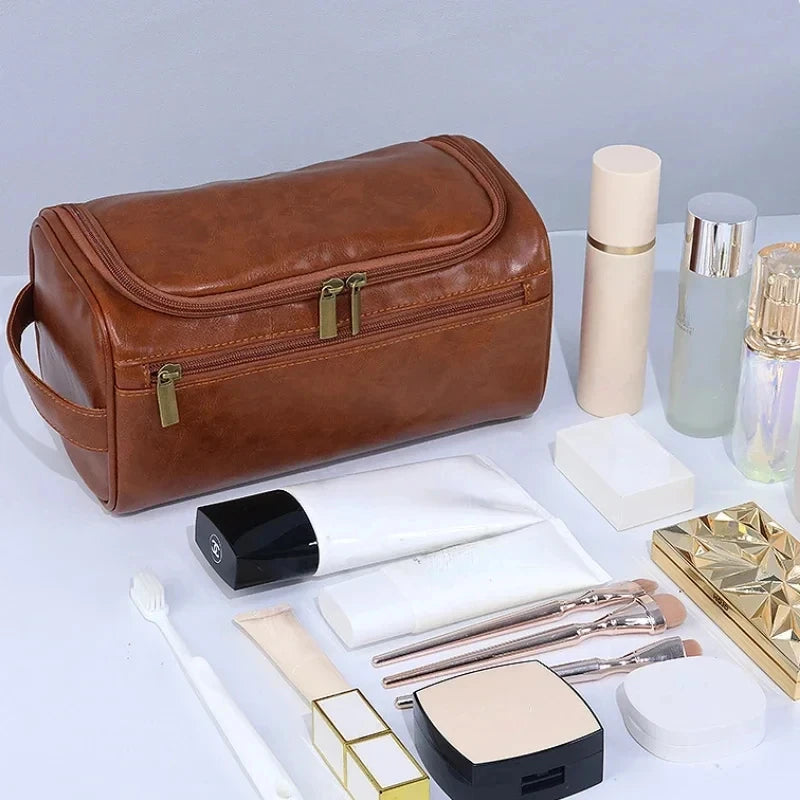 Trousse de Toilette pour Homme en Cuir