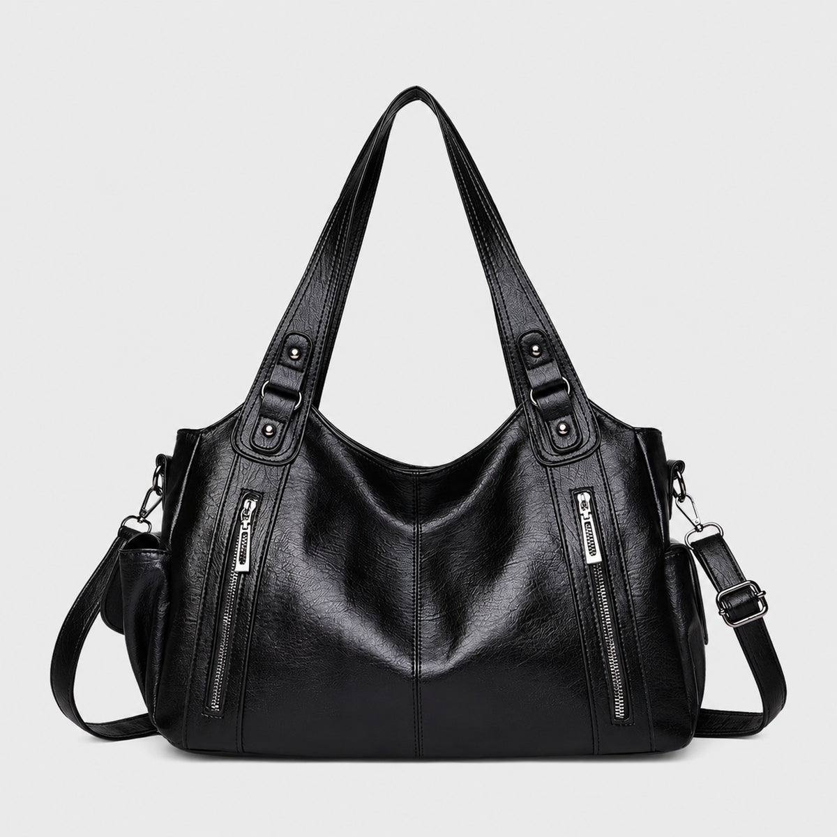 Sac à Main de Cours Spacieux à Zip