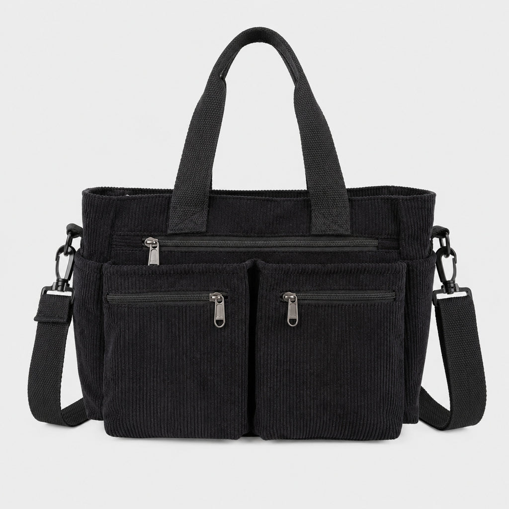 Sac Fourre-Tout en Velours Côtelé