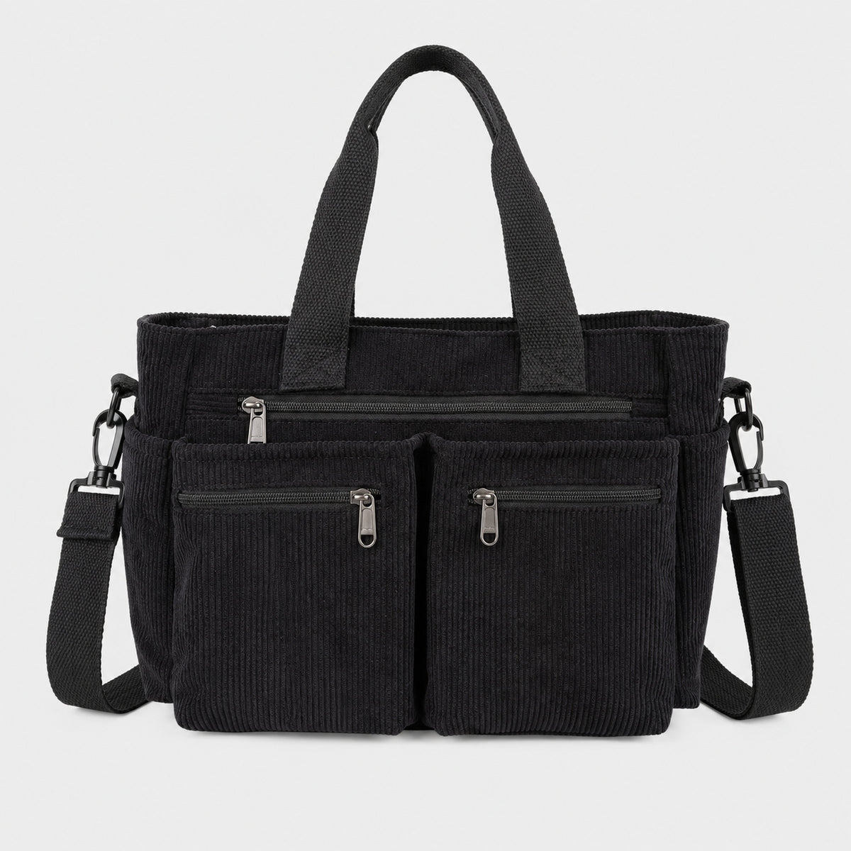 Sac Fourre-Tout en Velours Côtelé
