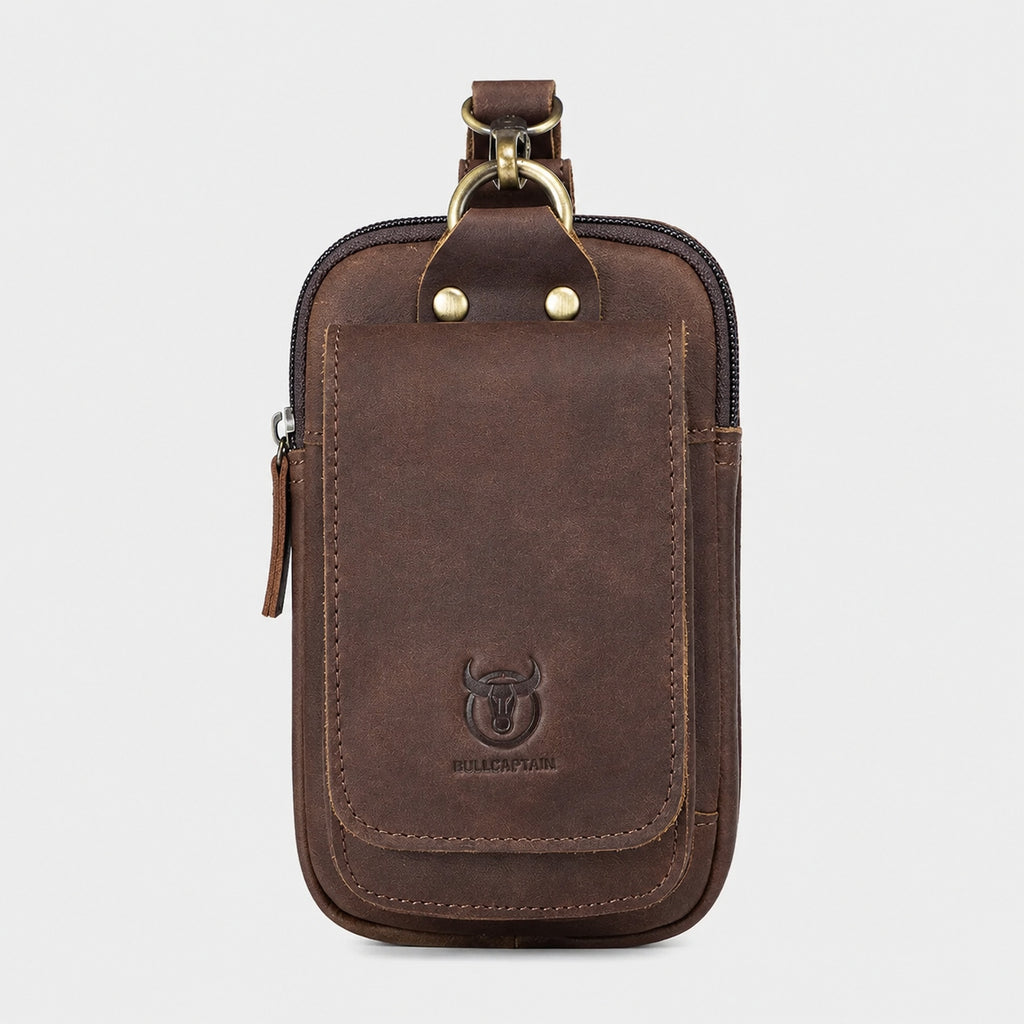 Sacoche Ceinture Homme Cuir