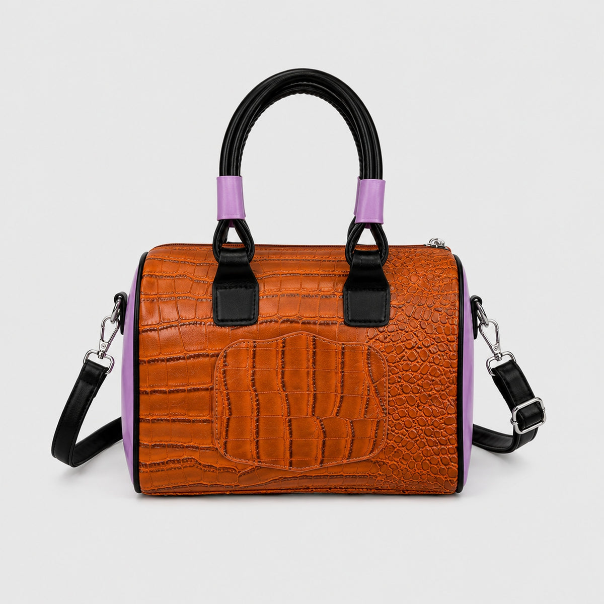Sac à Main en Cuir Brodé