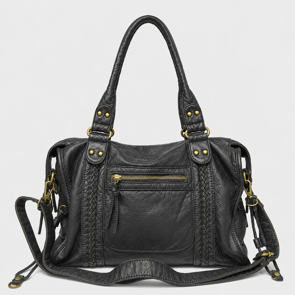 Sac à Main de Cours - Cuir Vintage
