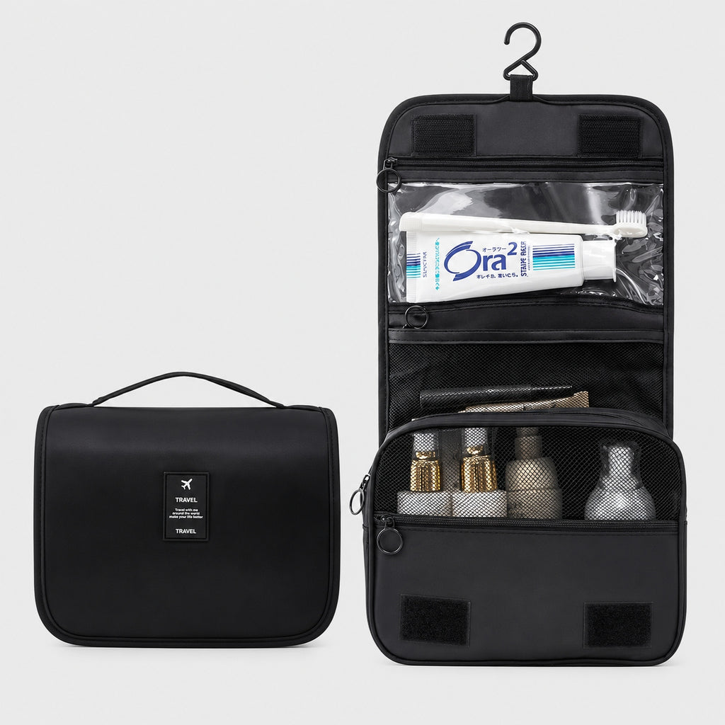 Trousse de Toilette Pliable à Suspendre