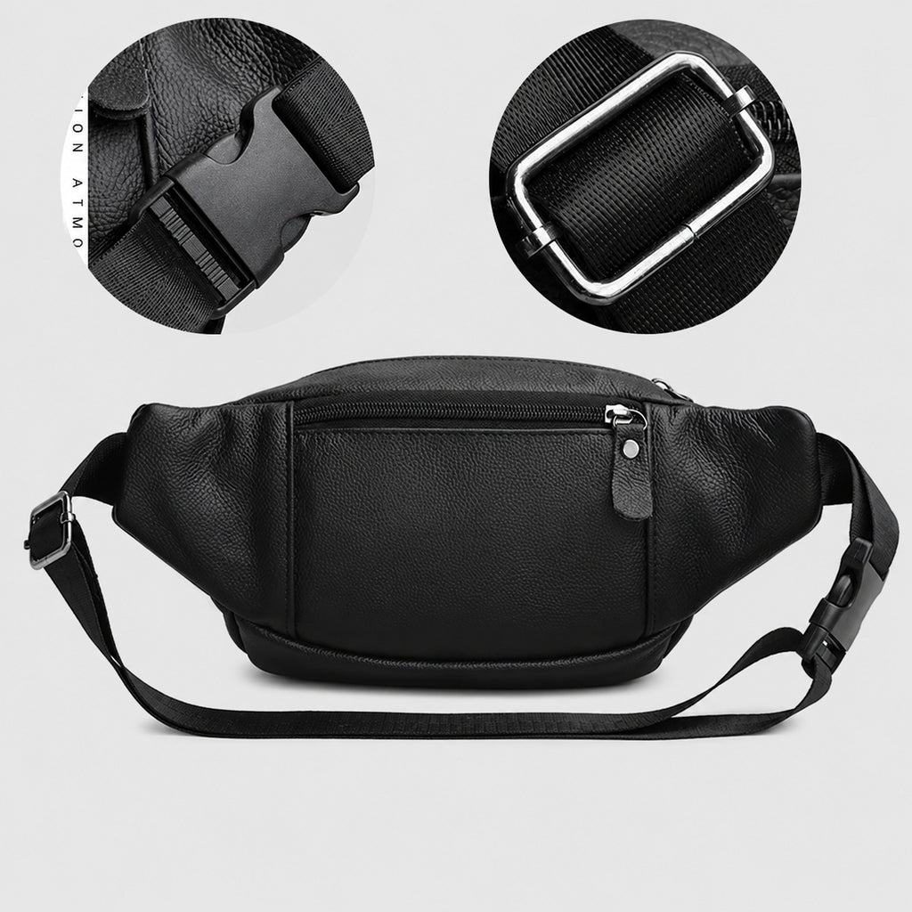 Sacoche Banane en Cuir Homme