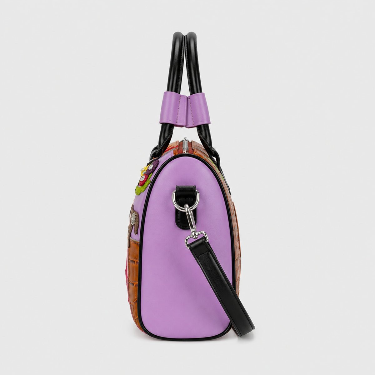 Sac à Main en Cuir Brodé