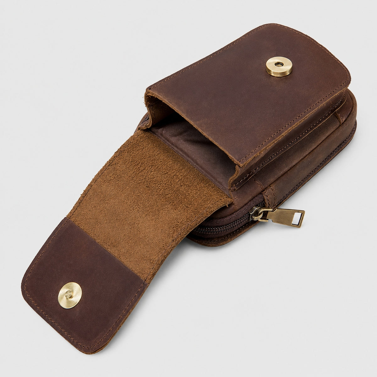 Sacoche Ceinture Homme Cuir