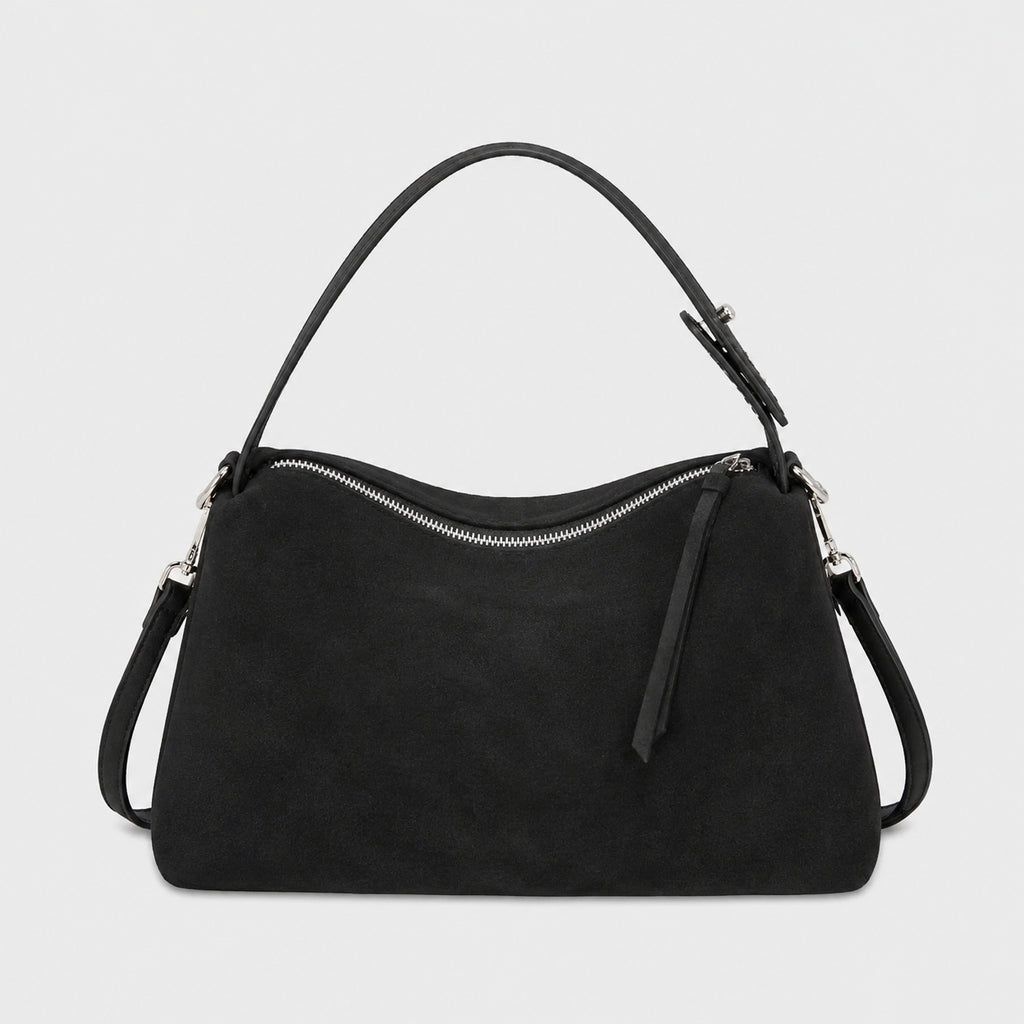 Sac à Main Bandoulière en Daim Véritable