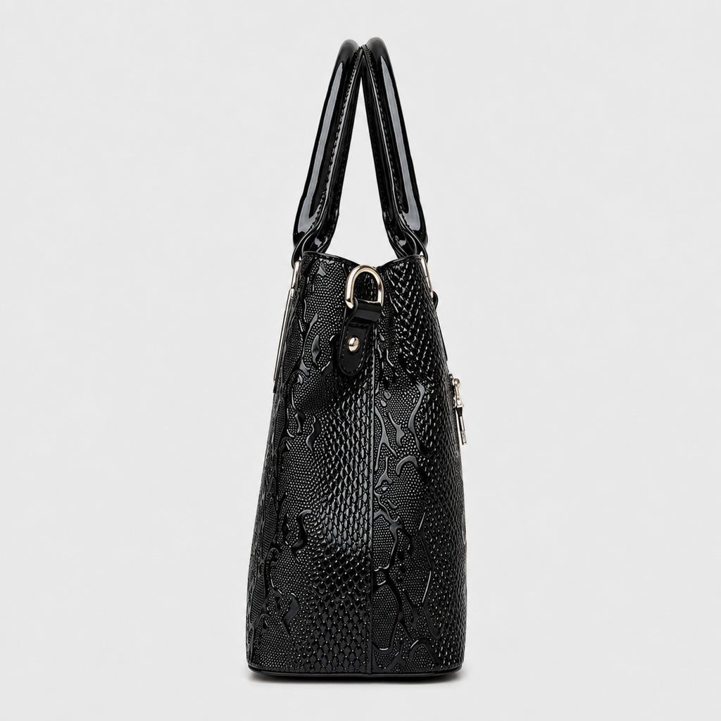 Sac à Main Bandoulière Femme effet Croco