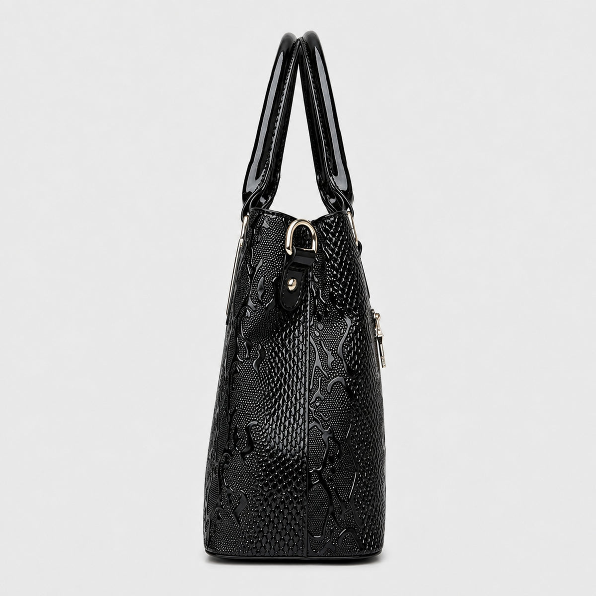 Sac à Main Bandoulière Femme effet Croco
