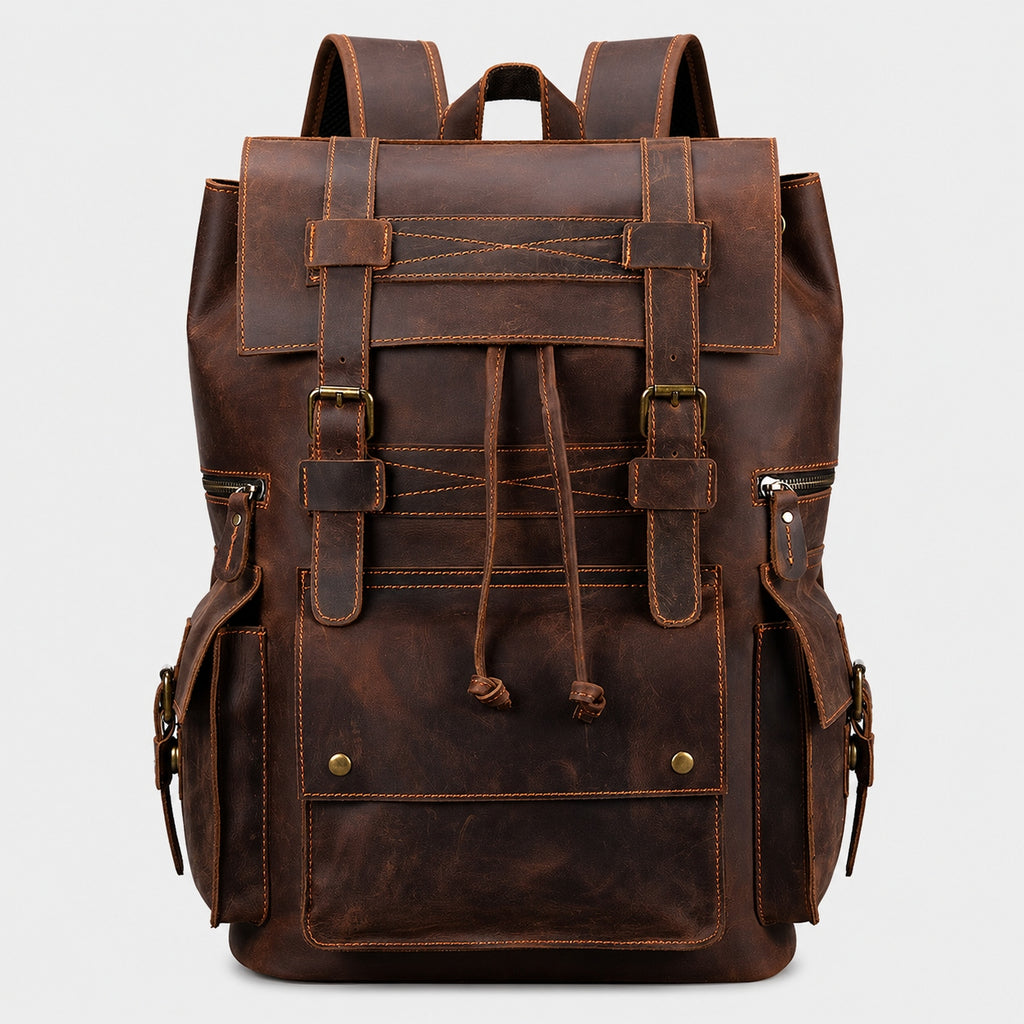 Sac à Dos en Cuir Vintage