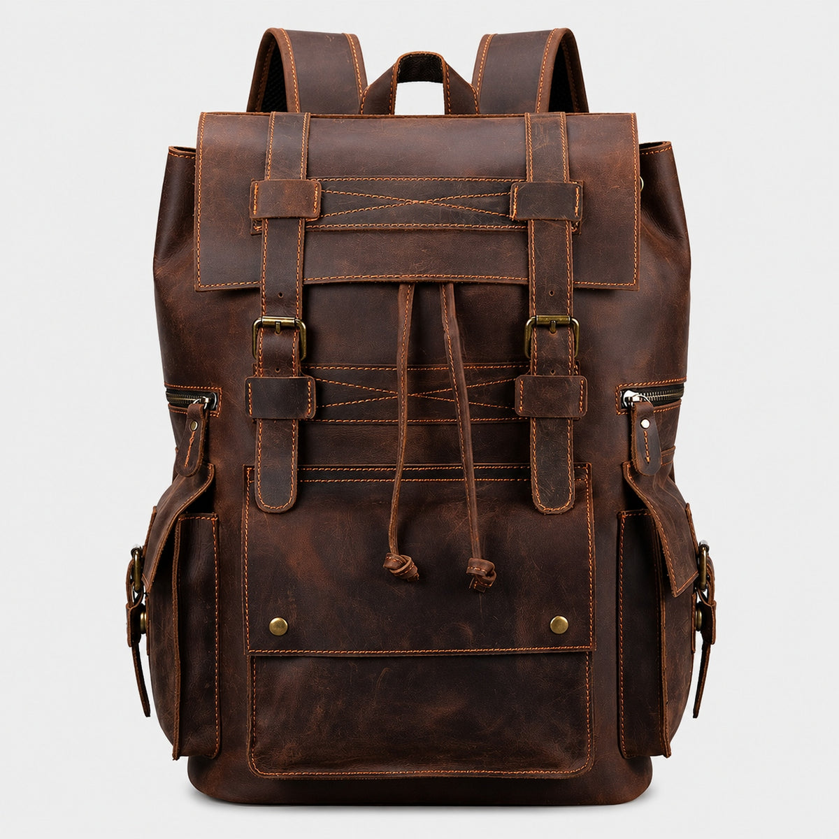 Sac à Dos en Cuir Vintage