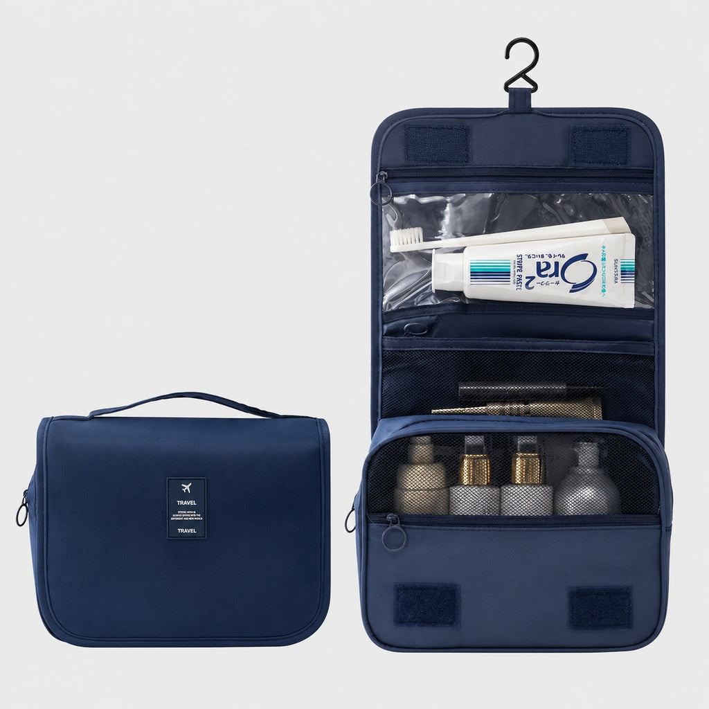 Trousse de Toilette Pliable à Suspendre