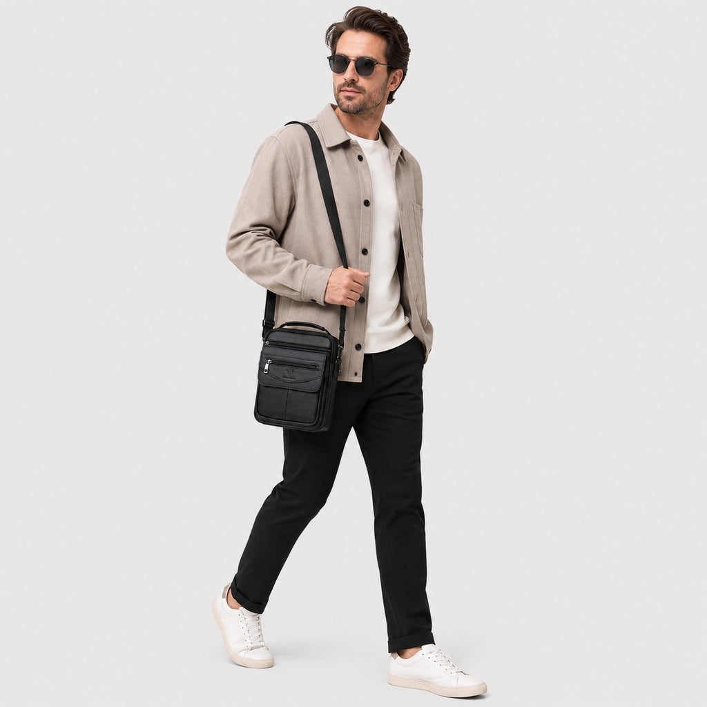 Petite Sacoche Homme Cuir