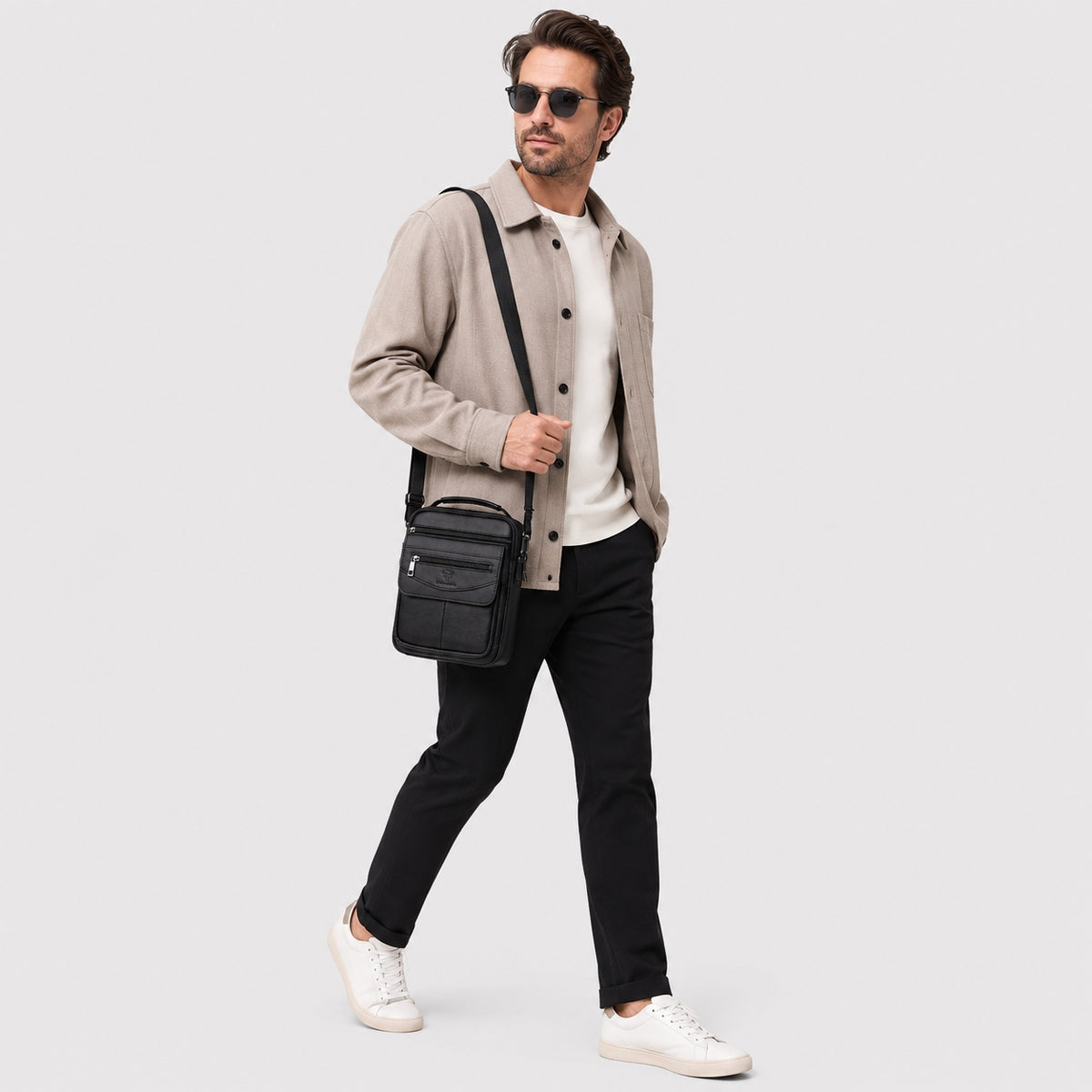 Petite Sacoche Homme Cuir