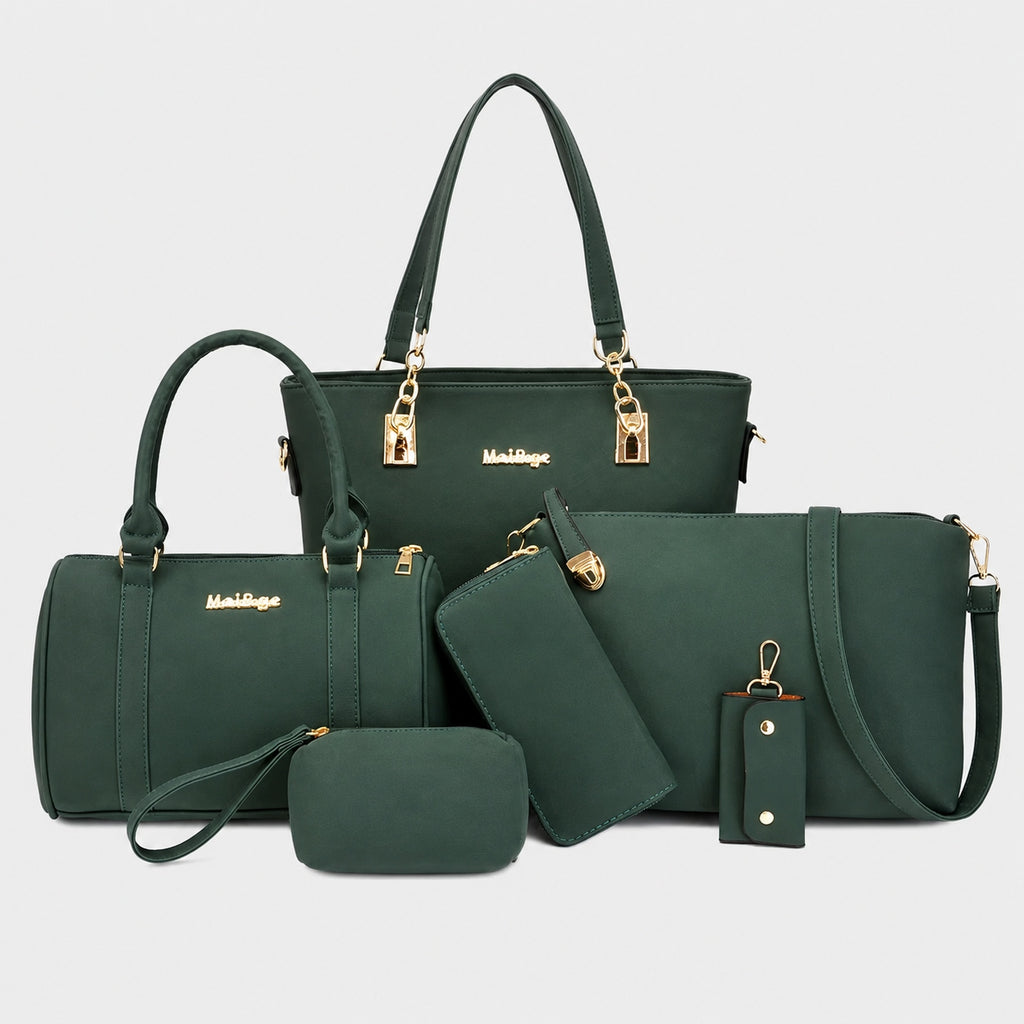 Sac à Main Femme Ensemble 6 pièces