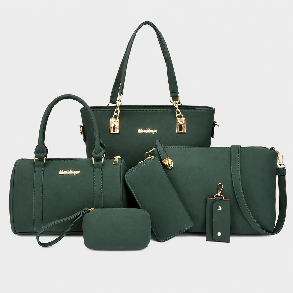 Sac à Main Femme Ensemble 6 pièces