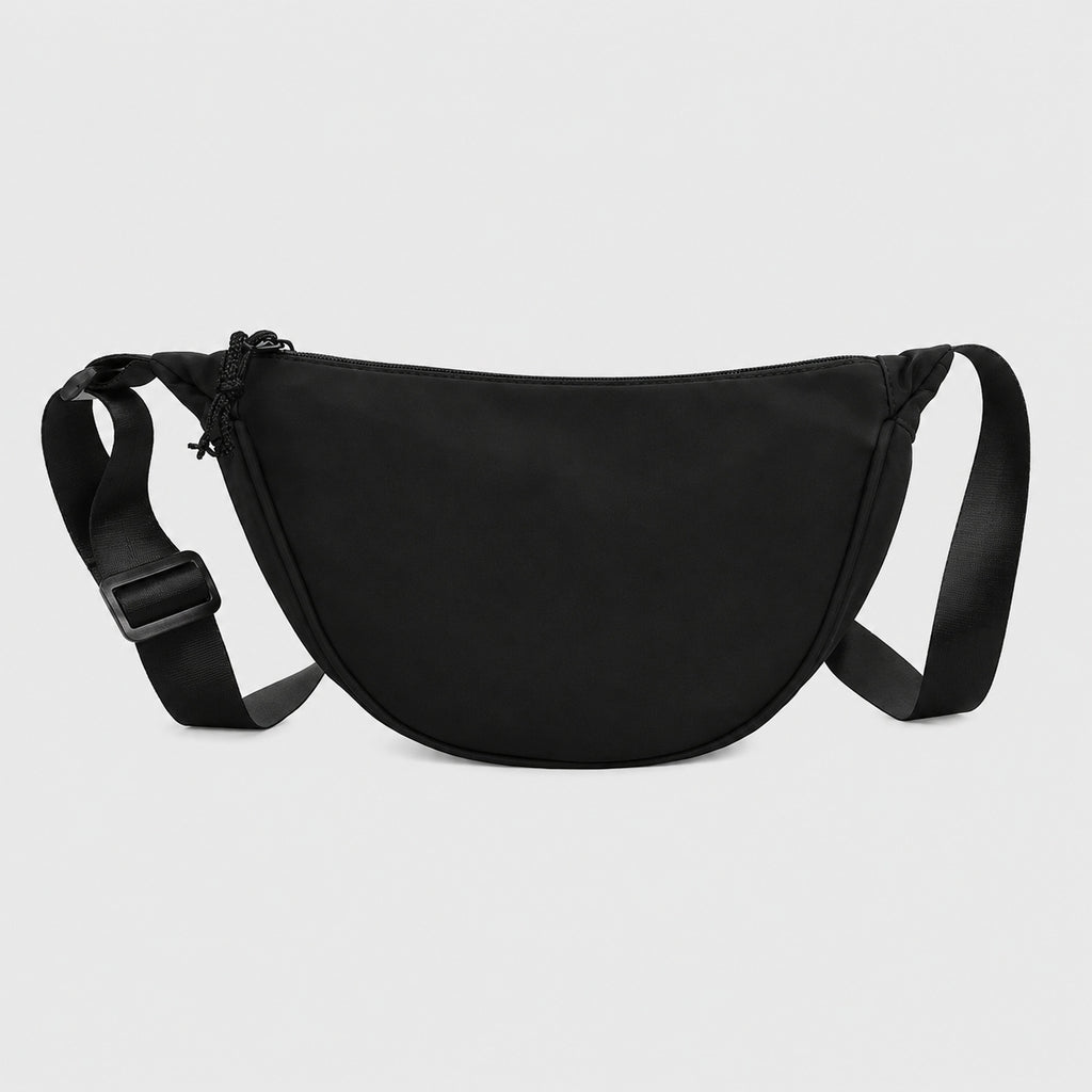 Sac à Main Demi-Lune en Tissu