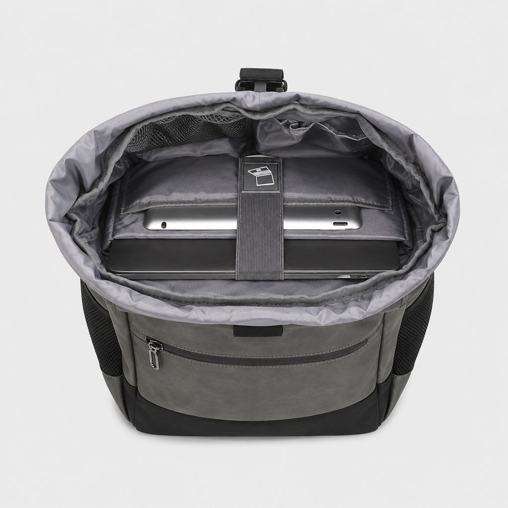 Sac à Dos Roll Top imperméable en Cuir