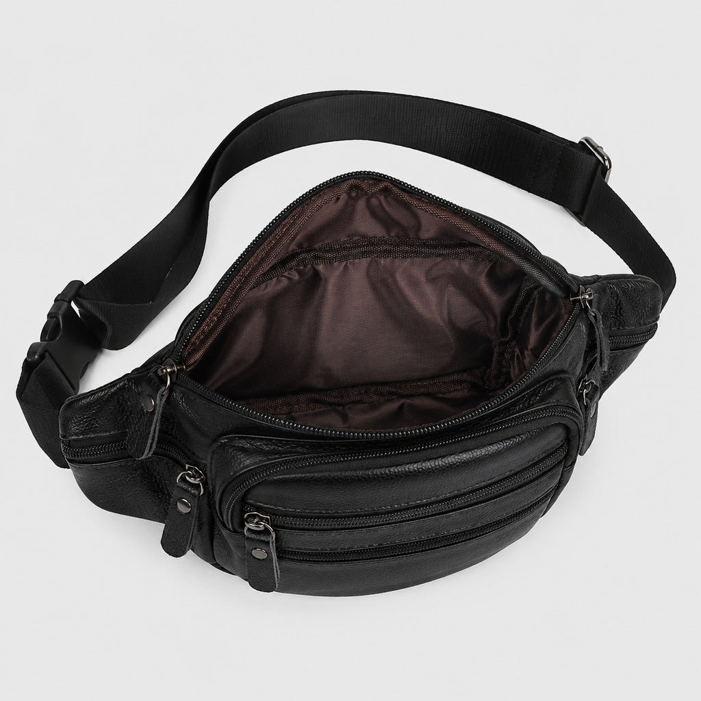 Sacoche Banane en Cuir Homme