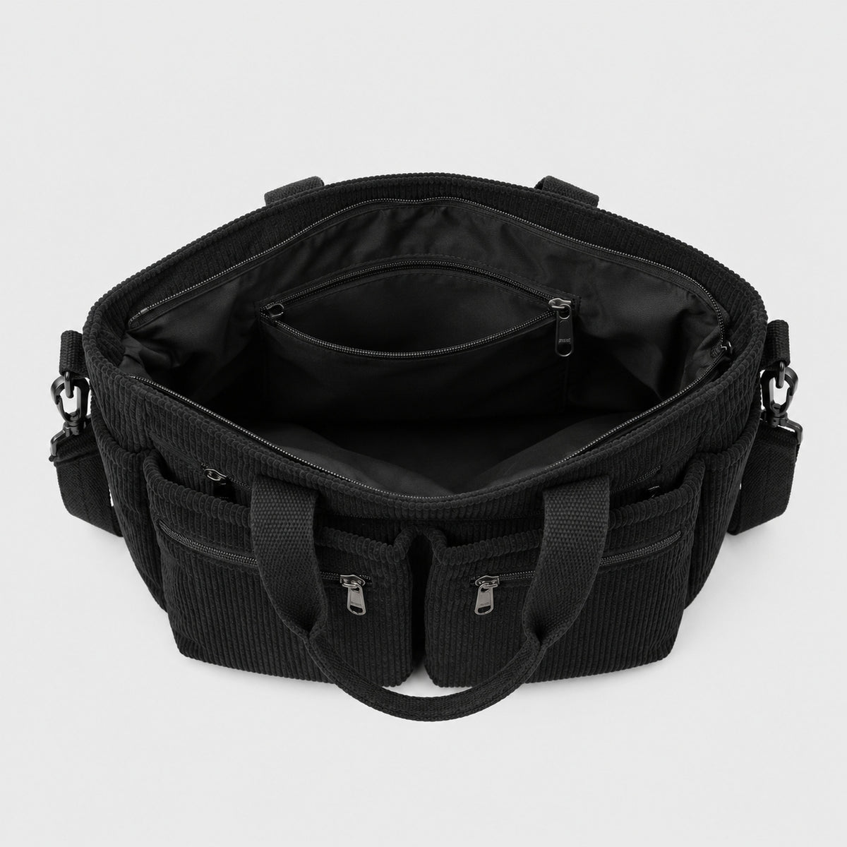 Sac Fourre-Tout en Velours Côtelé