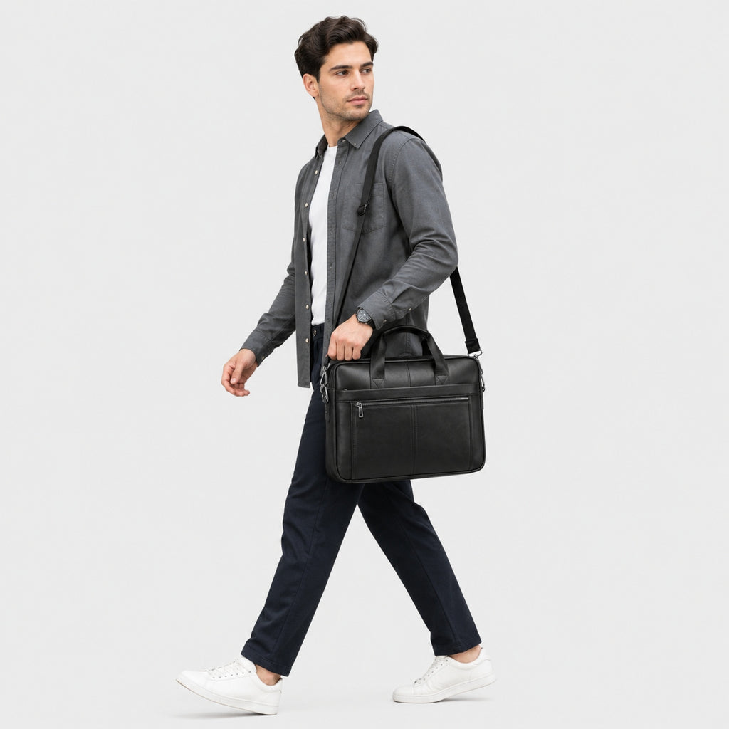 Sacoche Ordinateur Cuir Homme