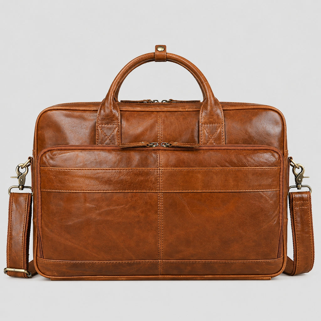 Sacoche Ordinateur en Cuir Homme
