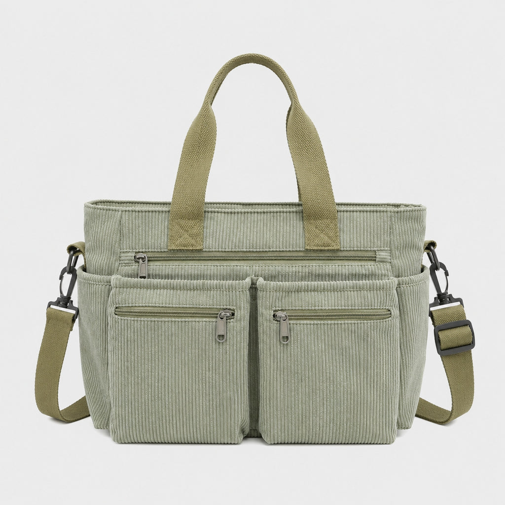 Sac Fourre-Tout en Velours Côtelé