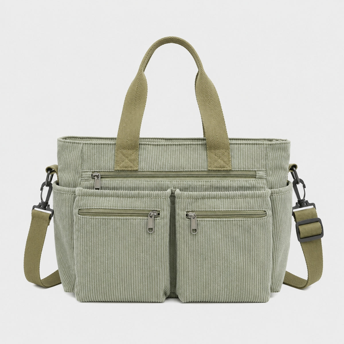 Sac Fourre-Tout en Velours Côtelé