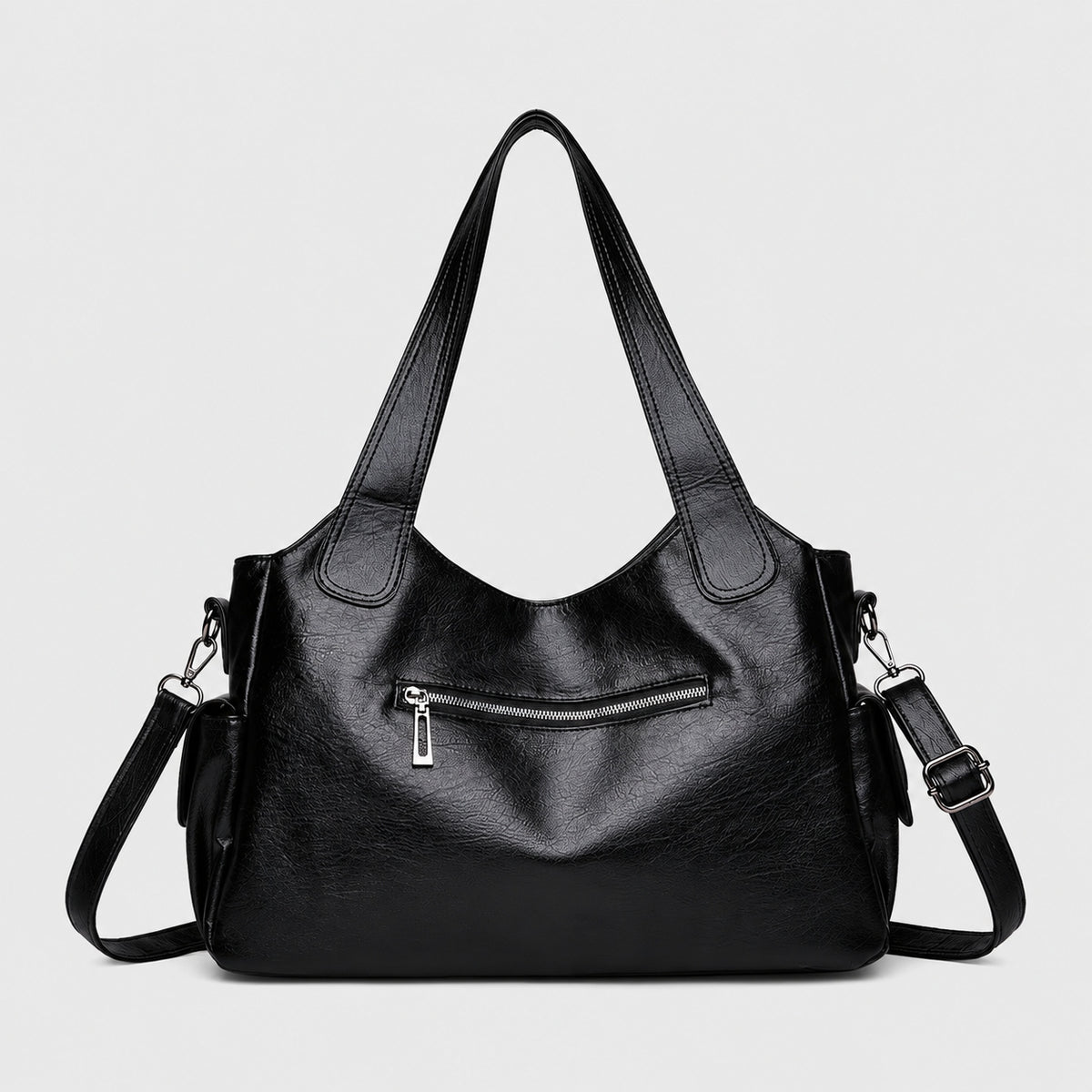 Sac à Main de Cours Spacieux à Zip