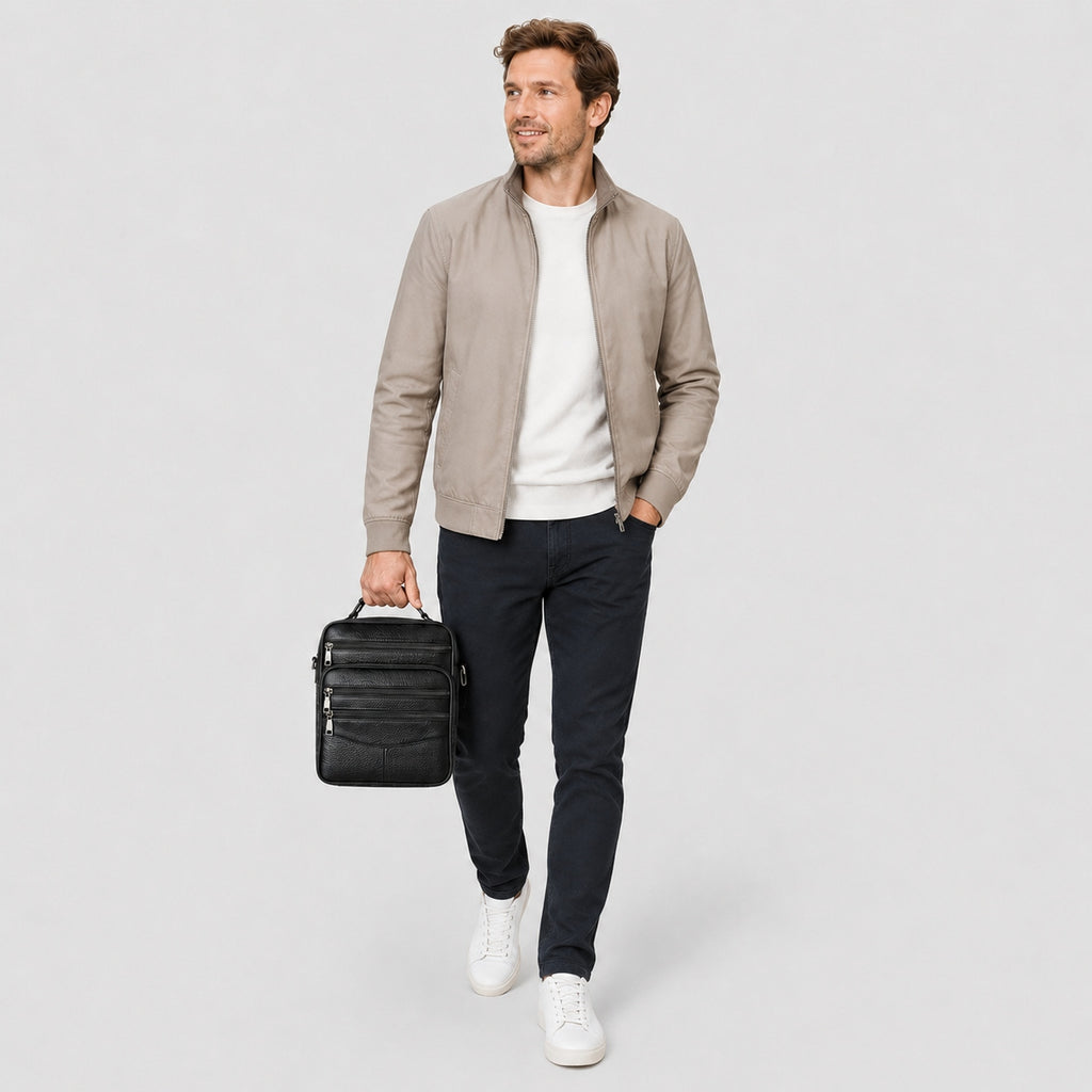 Sac Bandoulière en Cuir Homme