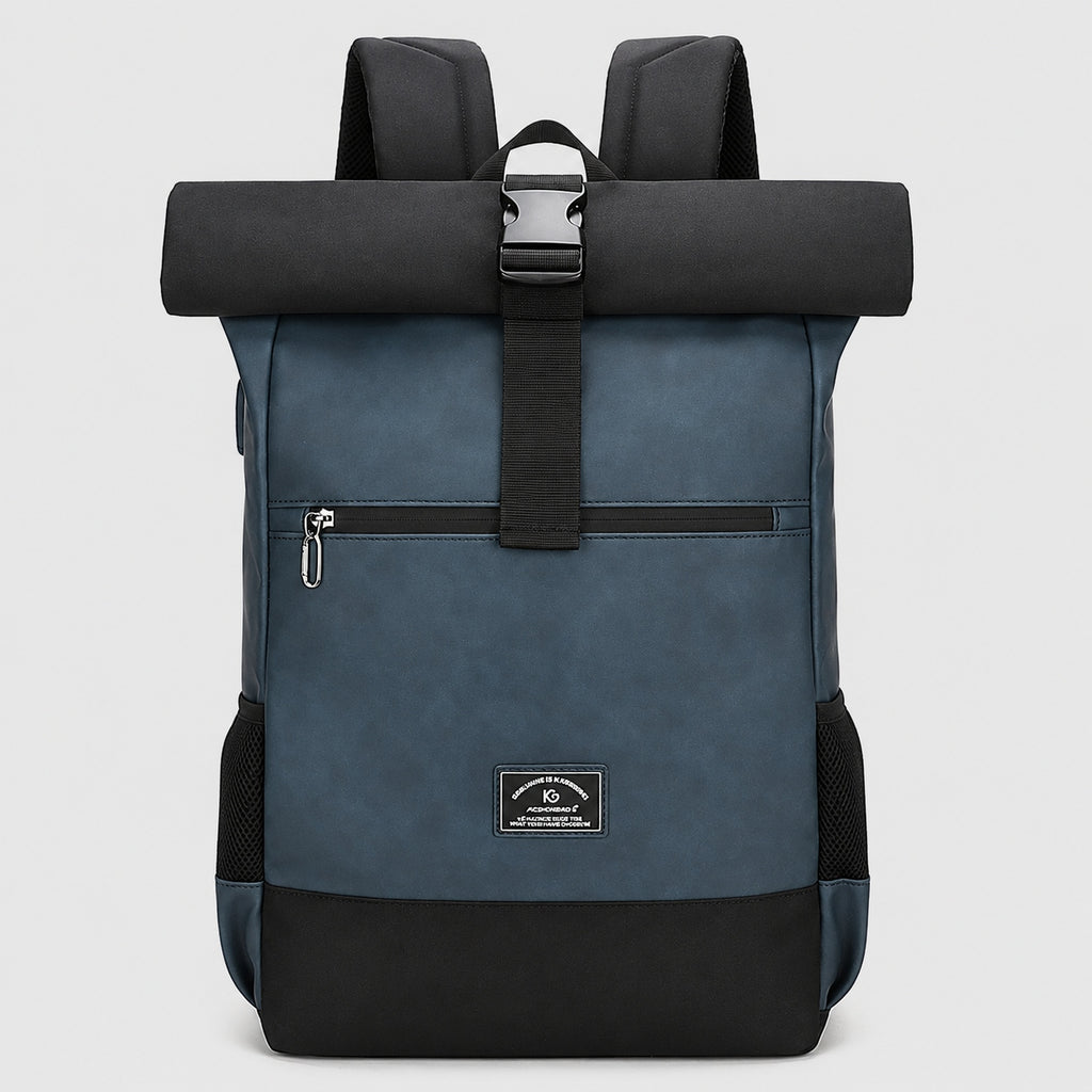 Sac à Dos Roll Top imperméable en Cuir