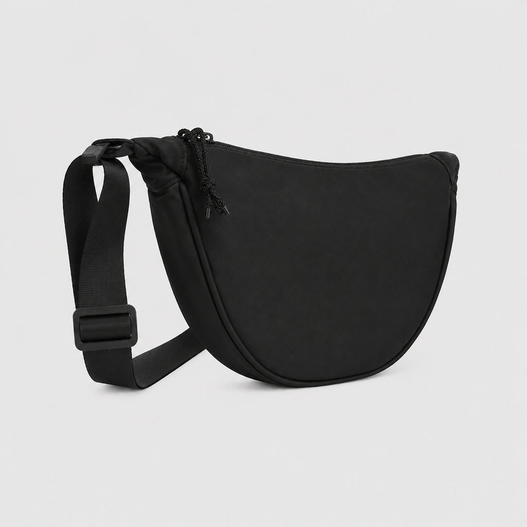 Sac à Main Demi-Lune en Tissu