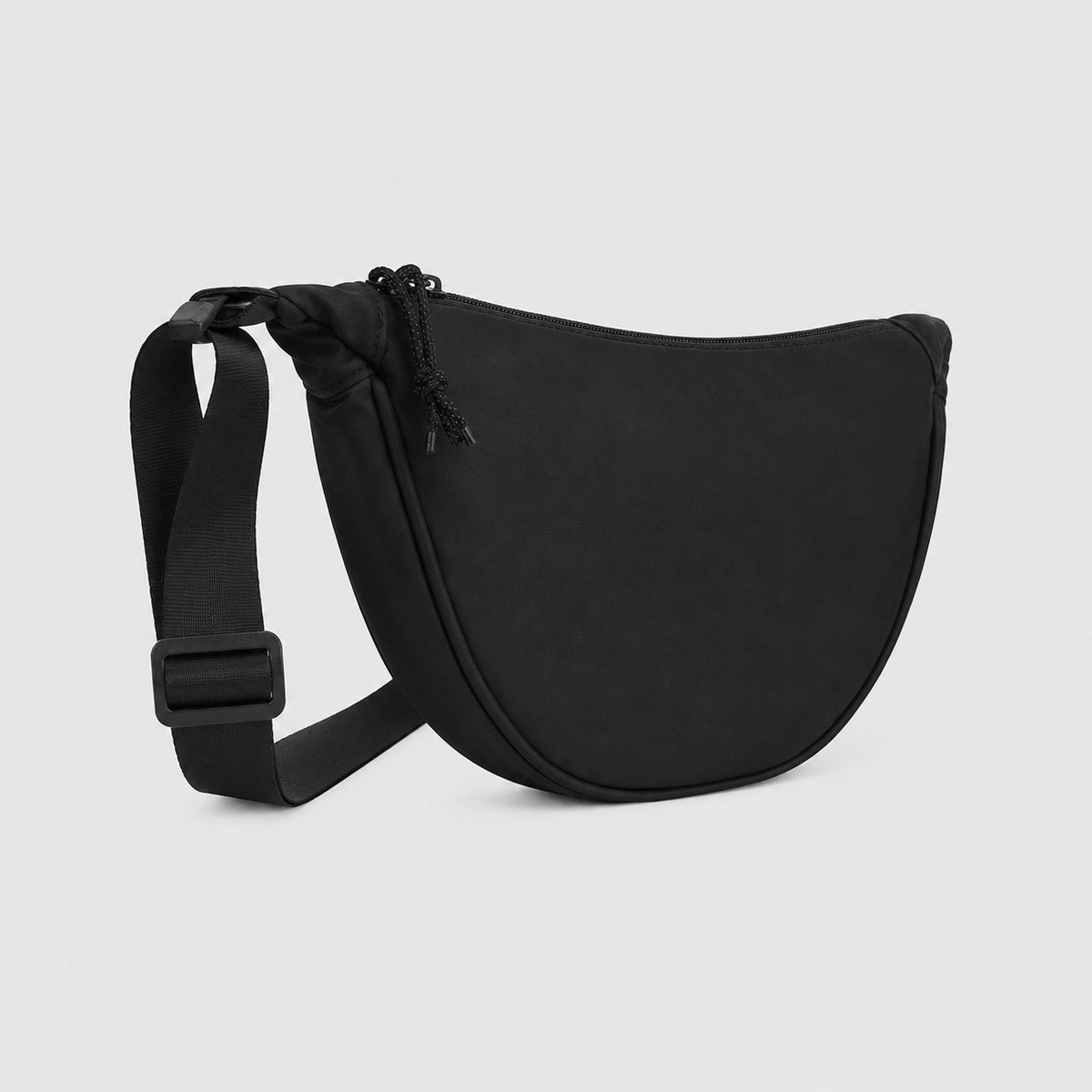 Sac à Main Demi-Lune en Tissu