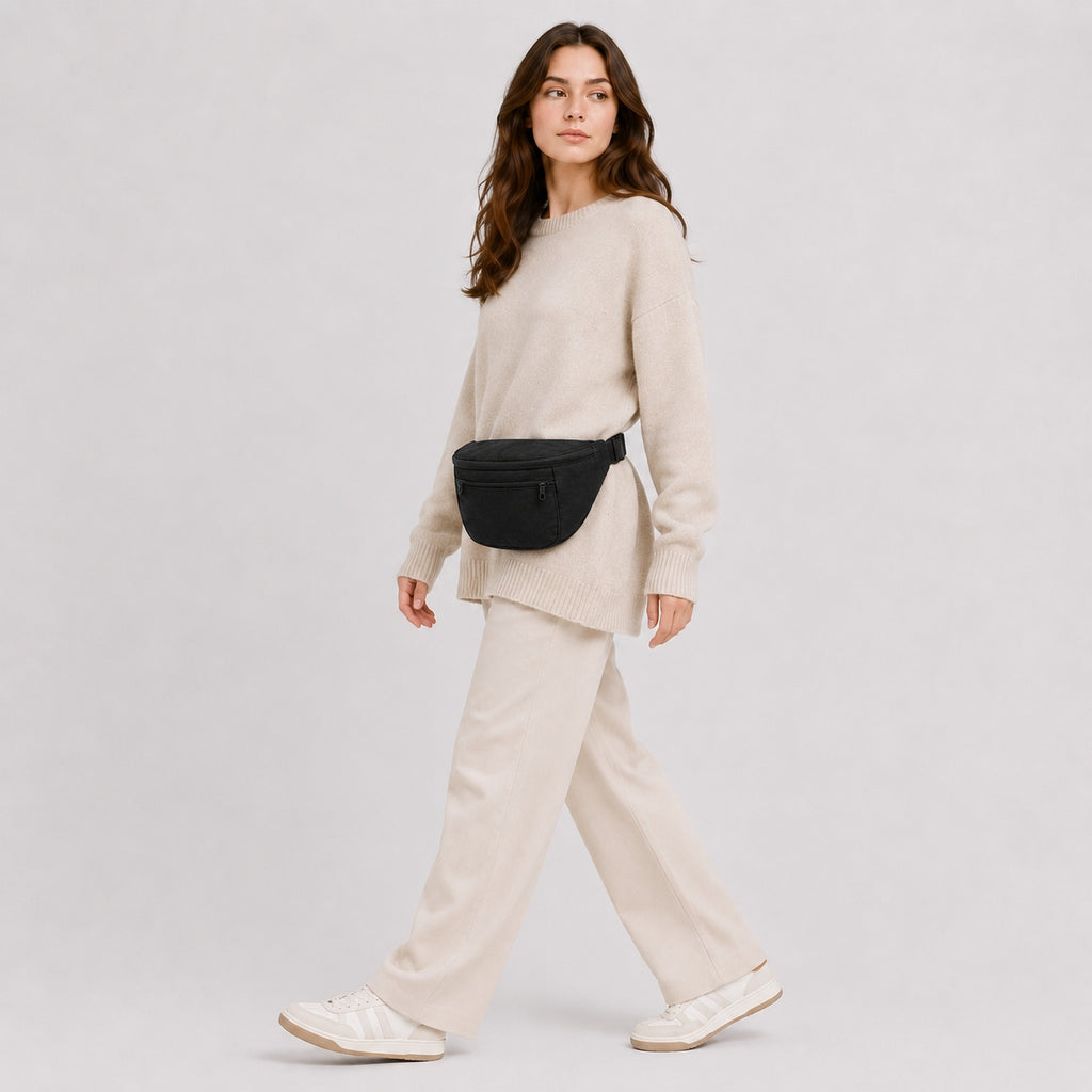 Grand Sac Banane en tissu