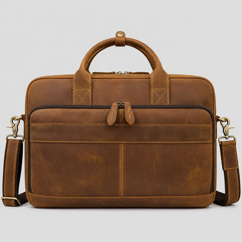 Sacoche Ordinateur en Cuir Homme