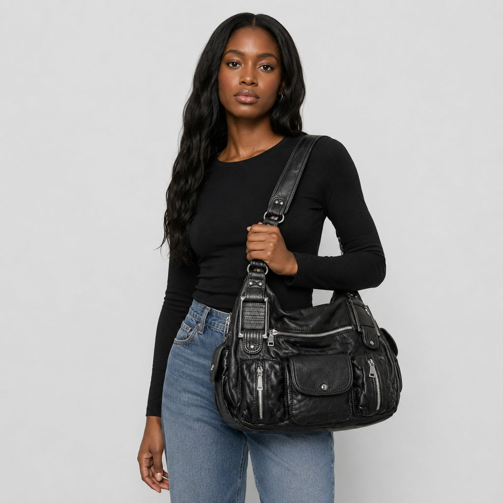 Sac à Main Vintage Souple à Bandoulière