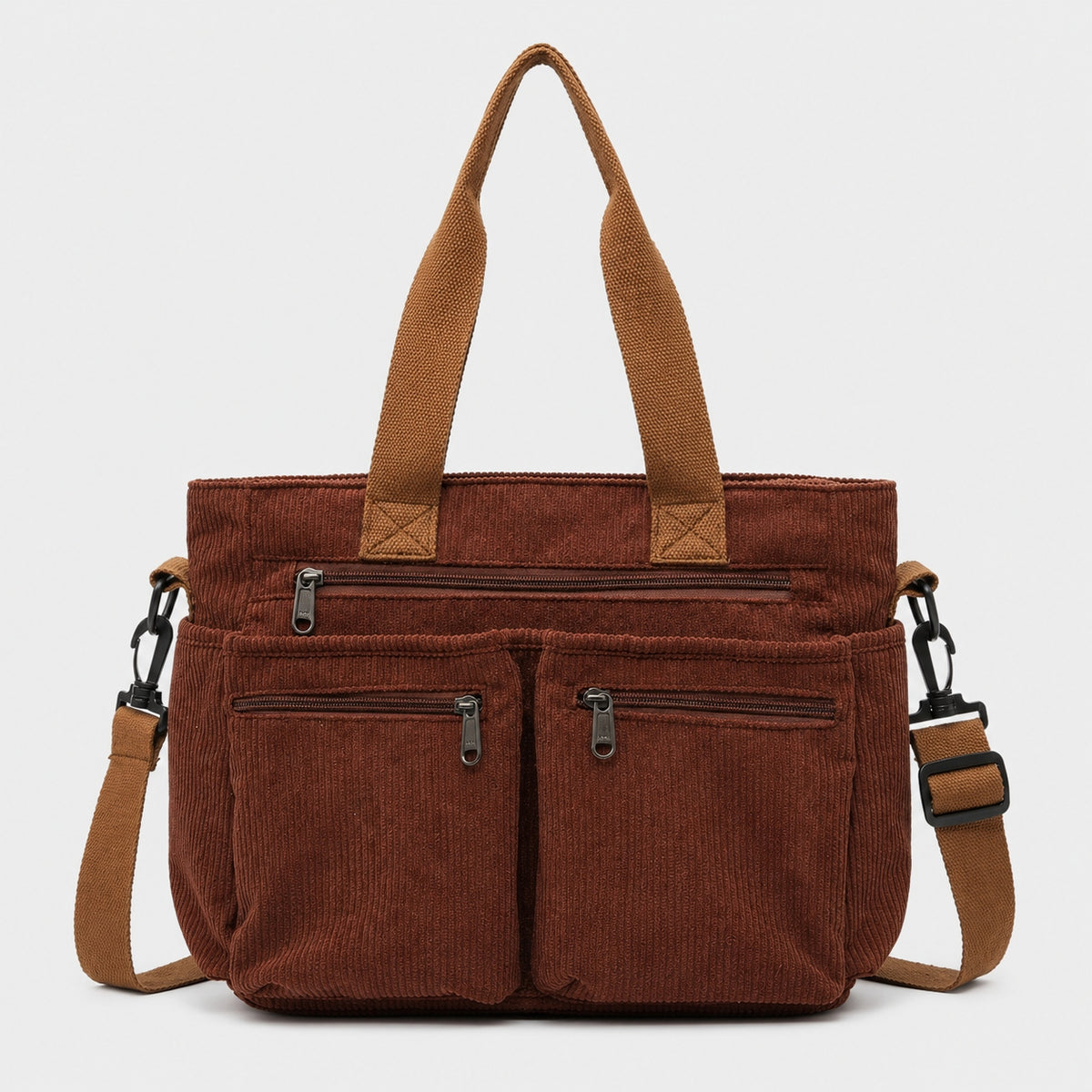 Sac Fourre-Tout en Velours Côtelé