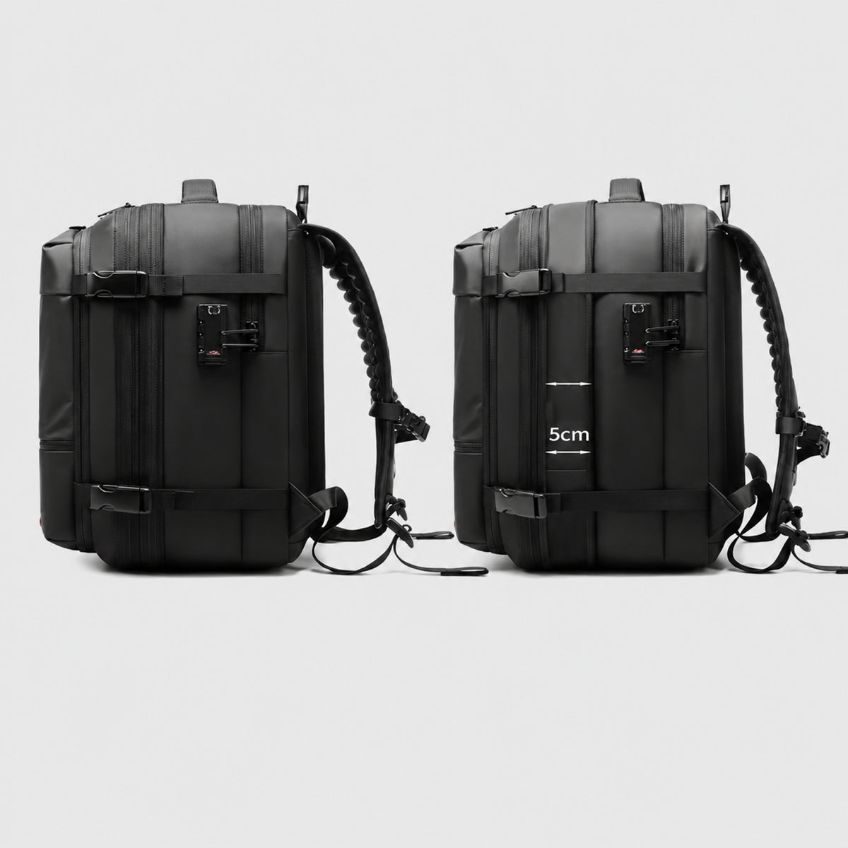 Sac à Dos Voyage 55L Sous Vide avec Compression