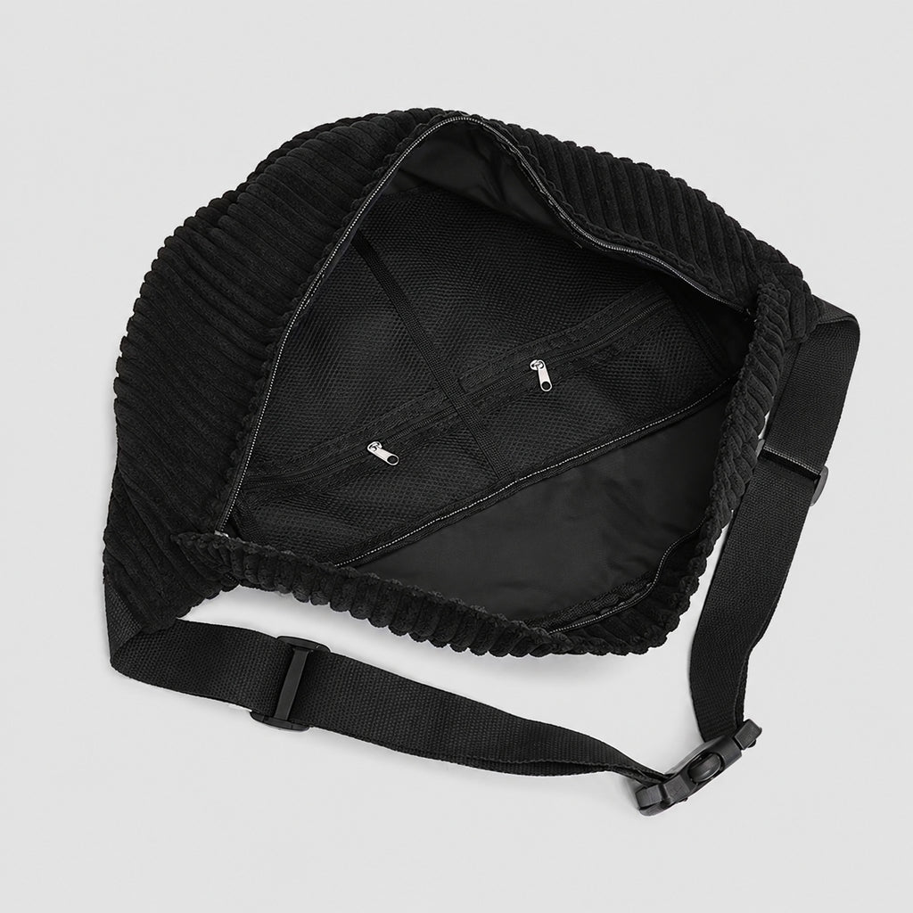 Grand Sac Banane velours côtelé