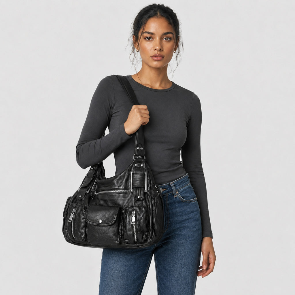 Sac à Main Vintage Souple à Bandoulière