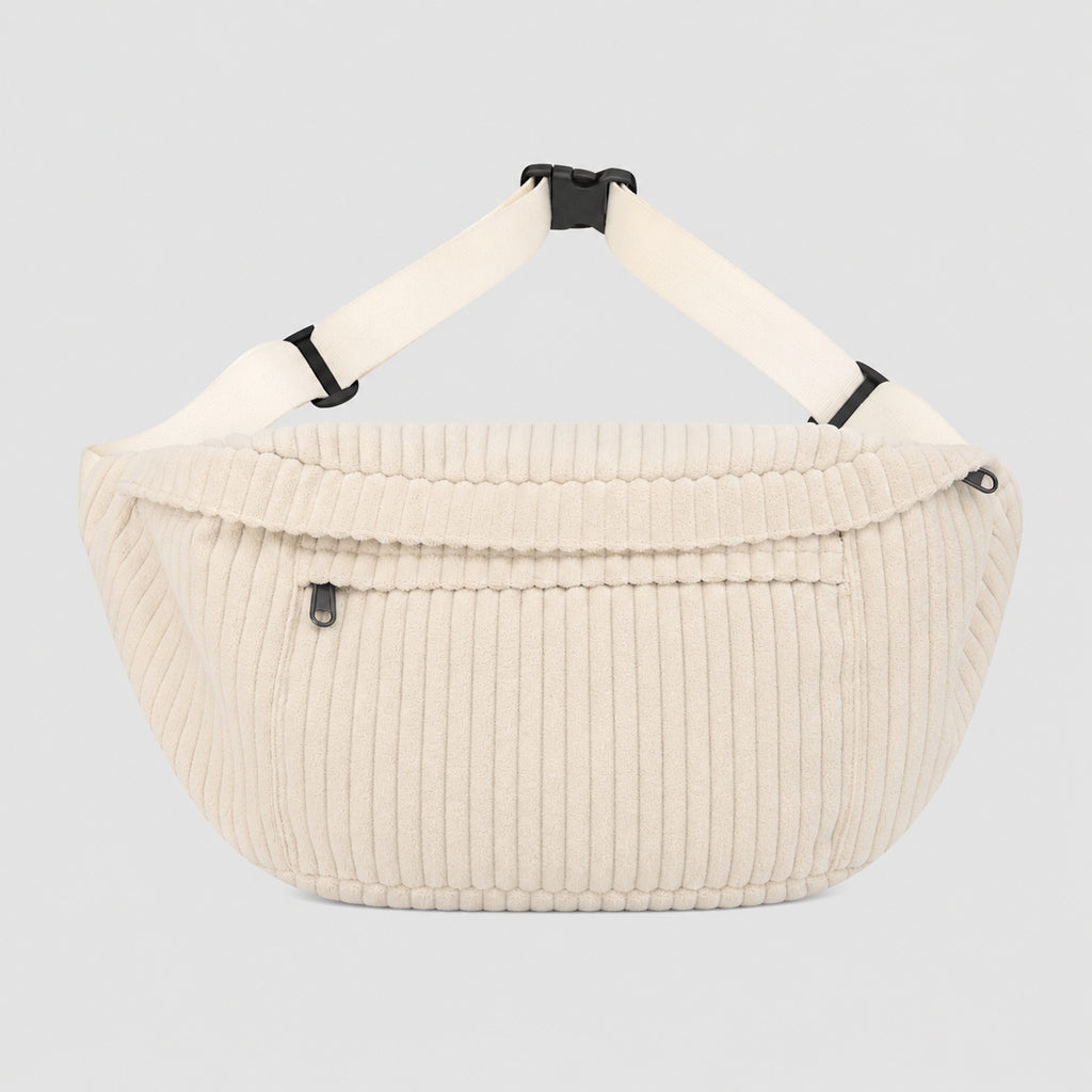 Grand Sac Banane velours côtelé