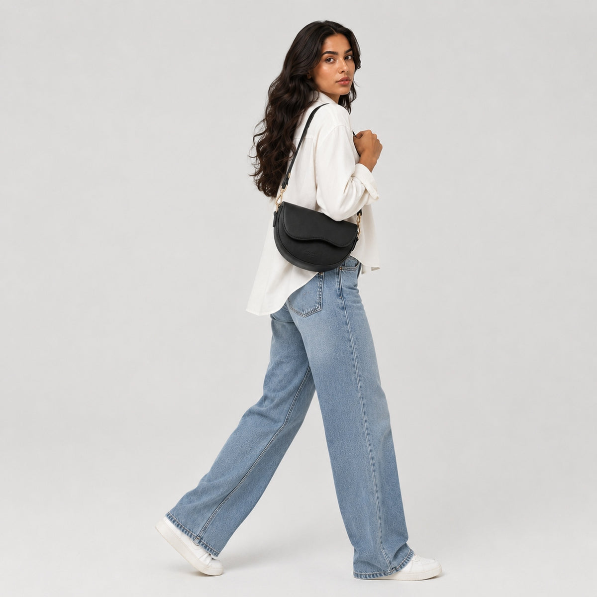 Sac Bandoulière Demi Lune