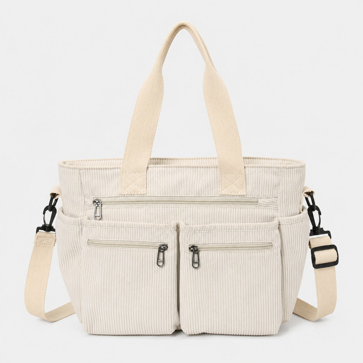 Sac Fourre-Tout en Velours Côtelé
