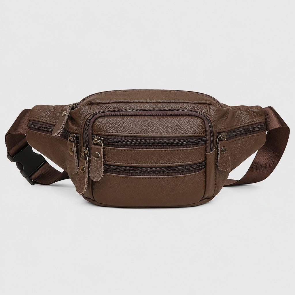 Sacoche Banane en Cuir Homme
