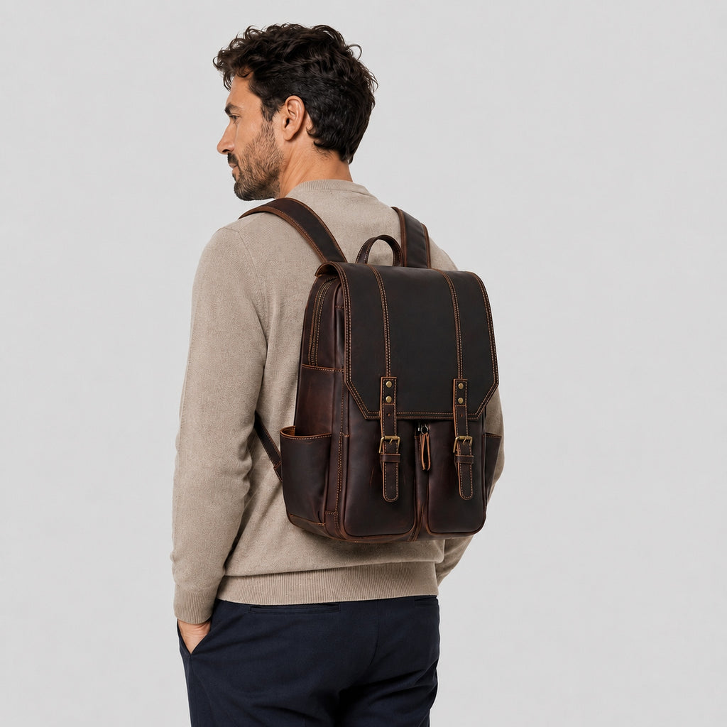 Sac à Dos Vintage Cuir Homme